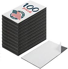 Order magnetic business cards online. Amazon Com Kedudes Self Adhesive Business Card Magnets Peel And Stick Great Promotional Product Value Pack Of 100 Office Products