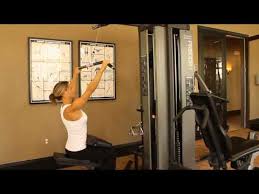 how to use the lat pulldown low row on the precor s3 45