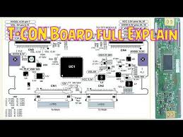 T Con Board Full Explain In Detail Youtube Sony Led Tv Electronic Circuit Projects Sony Led