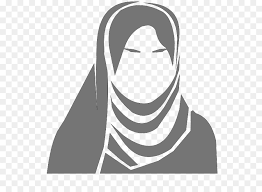 Foto wanita yang elegan dan mempesona dengan jilbab untuk menjaga kehormatannya. Gambar Muslimah Hitam Putih