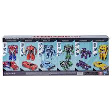 Following the space bridge exploding in the season two opener, optimus, sideswipe, drift and windblade are absent from several of the following episodes, as they are forced to drive back to base from across the country. Transformers Robots In Disguise One Step Collection 6 Pack Action Figures R Exclusive Toys R Us Canada