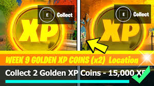These are scattered across the map and players will need to track them down. All Golden Xp Coins Locations All Week 9 Xp Coins Fortnite Season 4 Week 9 Youtube