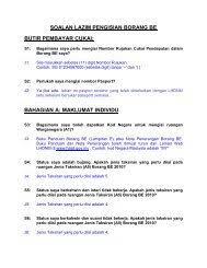Bagi pindaan yang dibuat selain daripada keadaan keadaan yang dinyatakan di dalam. Soalan Lazim Borang B Lembaga Hasil Dalam Negeri