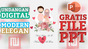 Walaupun desain undangan pernikahan di bawah ini formatnya bukan cdr saja, anda bisa membuka dan mengedit semua template yang kami bagikan ini dengan aplikasi corel draw. Undangan Pernikahan Digital Islami Modern Elegan File Ppt Youtube