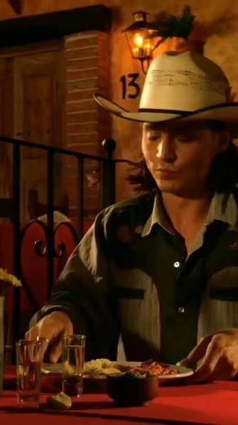 Johnny Depp and Antonio Banderas in “Once upon a Time in Mexico” Johnny's  cochinita pibil description has my stomach craving Mexican food! 😋 , ✨  shared by @_elcinefilo gracias ❣️, #johnnydepp ...