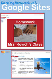 How To Direct Homework With Google Sites Enjoy Teaching With Brenda Kovich Teaching Multiplication Facts Google Sites Teaching Technology