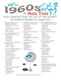 Only true fans will be able to answer all 50 halloween trivia questions correctly. Music Of 1960 Trivia Music Trivia Trivia Trivia Games