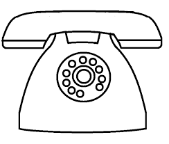 Simple Phone Coloring Pages Pendidikan