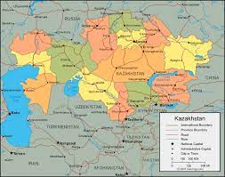 The earliest peoples were a confederation of turkic tribes known as the qarluqs who had established themselves in eastern this map shows where kazakhstan is located on the world map. Kazakhstan Map And Satellite Image
