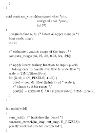 Contrast Stretching Image Processing