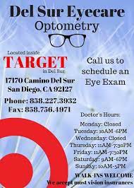 Offices in mission hills, la jolla & escondido. Del Sur Eyecare Optometry Home Facebook