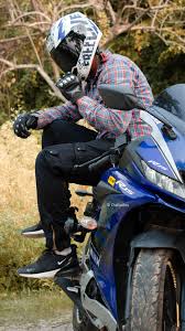 Yamaha r15 v3 hd wallpapers bikes yamaha bikes moto 1200x675. Rider Franky R15 Bike Helmet 4k Ultra Hd Mobile Wallpaper Bike Pic Bike Helmet Bike