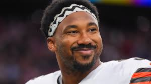 Who is Myles Garrett's girlfriend, Serra Tumay?