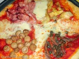 Pizza Quattro Stagioni Fatta In Casa Ricetta Pizza Quattro Stagioni Pizza Peperoni