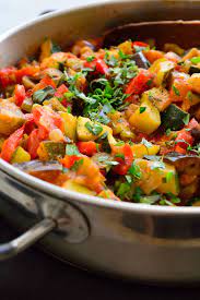 Pisto Spanish Vegetarian Stew Recipe Vegetarian Stew Healthy Dishes Vegetarian