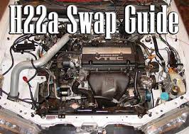 The h22a is basically an identical engine to the h22a1 with very small differences , diferent piston, internal coil int he dizzy, backwards fuel rail, if you get a manual for the 4th gen prelude that had a h22a1 you should be all set H22a Swap Guide Importnut Net