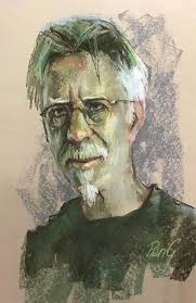 Geoffrey Bates portrait by Penelope Gilbert-Ng