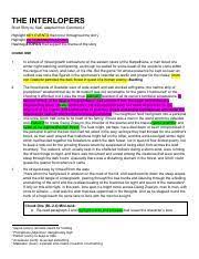 › witchcraft in salem answers. Text The Interlopers Pdf The Interlopers Short Story By Saki Adapted From Commonlit Highlight U200bkey Events U200bthat Occur Throughout The Story Course Hero