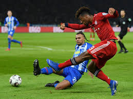We have allocated points to each yellow (1 point) and red card (3 points) for ranking purposes. Hertha Berlin 2 3 Bayern Munich Report Ratings Reaction As Die Roten Win Cup Clash In Extra Time 90min