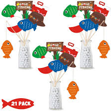 Download Amazon Com 21 Pack Gone Fishing Theme Little Fisherman The Big One Party Centerpiece Sticks Bobber Table Toppers Kids Fishes Reel Fun Birthday Ideas Photo Props Decorations Toys Games