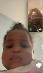 Mom FaceTimes me: Me: hello Her: where my grandbaby at🤣🤣