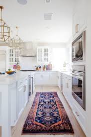 If We Extend The Light Wood Floors Through The Kitchen I Would Love To Get A Persian Runner For The Room Blackrugs Home Sweet Home Bohemian Kitchen