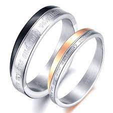 Personalized Custom Titanium Couples Rings Couple Ring Couples Ring Couple Rings In 2021 Couple Ring Design Promise Ring Band Wedding Rings For Women