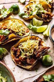 Slow Cooker Braised Hawaiian Pineapple Chicken Tacos Recipe Pineapple Chicken Best Pasta Dishes Half Baked Harvest Recipes