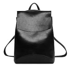 Stylish Vegan Leather Backpack 9 Colors Roomy 13 5 Black Leather Backpack Vintage Leather Backpack Womens Backpack