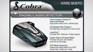 Keep the cobra airwave™ 360 and accessories out of reach from children. Cobra Electronics Xrs 9370 14 Band Radar Laser Detector Best Price Best Buy Youtube
