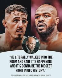 Tom Aspinall says his heavyweight title fight vs Jon Jones is on. “He  literally walked into the room and said 'it's happening.” (Via:TomAspinall)  #mixedmartialarts #ufc #kickboxing #jiujitsu #mma #karate #wrestling #boxing