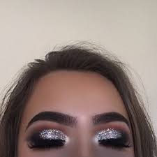 Black And Silver Eye Makeup How Bomb Is This Glitter Morphebrushes 35o 35b For The Black Glittereyes Space Dust Pressed Glitter Black Eye Makeup Silver Eye Makeup Prom Eye Makeup