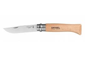 Couteau Opinel N 8 Lame Acier Virole Tournante Ideal Chasse Promenade Cueillette Etc