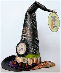 New Pink Paislee Beware Couture Paper Witch Hat Halloween Hacks Halloween Inspiration