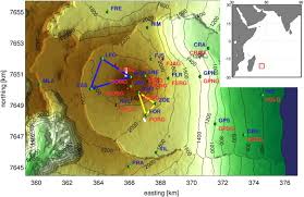 The piton de la fournaise , a volcano on la rcunion island which erupted at 4:30 am in france on november 16, 2002. Dynamics Of Piton De La Fournaise Volcano Observed By Passive Image Interferometry With Multiple References Sciencedirect