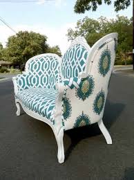 We Like To Use Bold Fabrics For A Fresh And Modern Feel When Revamping Furniture To Sell Or Working On A Cus Revamp Furniture Vintage Furniture Diy Furniture