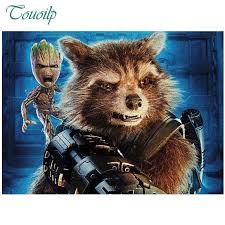Of the galaxy ist ein gewaltiges und actionreiches weltraumabenteuer, mit dem sich das marvel. Diamond Painting Full Square Cross Stitch Movie Guardians Of The Galaxy Vol Diamond Embroidery Diamonds Decorative Gift Baby Groot Groot Digitale Kunst