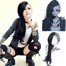 Cosplay Ideas For Girls With Long Black Hair Google Search Red Hair Costume Long Black Hair Cosplay