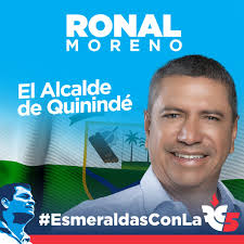 Con orgullo, con alegría y con responsabilidad, he aceptado este reto para  que A QUININDÉ REGRESE LO BUENO. Vuelve la revolución vial, vuelve la  atención al agro, vuelve el gobierno presente.... La @