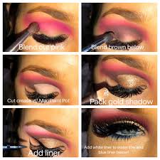 Pink Blue Brown Eyeshadow Look Pictorial Brown Eyeshadow Looks Brown Eyeshadow Eyeshadow Looks