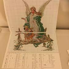 By needlework adaptation by carol. Best Cross Stitch Pattern For Guardian Angel For Sale In Metairie Louisiana For 2021