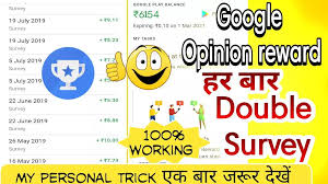 Google opinion rewards is an amazing app which gives you paid surveys.it is one of the best money making apps which lets you earn google play rewards.a hello friends, in this video i have given you information about how to get fast surveys on google opinion rewards.hope you gys will love. Tricks To Get Surveys In Google Opinion Rewards Team2earn Store