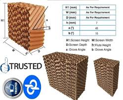 Evaporative Cooling Pad Dealers in Raipur - Chhattisgarh at 325/sq ft | New Delhi | ID: 27151992662