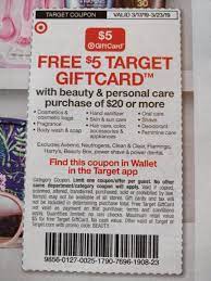 We did not find results for: Target Free 5 Gift Card With 20 Beauty Personal Care Purchase Of 20 Paper Coupon In Weekly Ad Or Target App Muaonthecheap