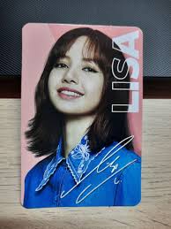 BLACKPINK x OREO ⓁⒾⓈⒶ Photocard #08 Official PC + 1 packet Oreo LIMITED  EDITION