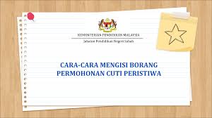 Maybe you would like to learn more about one of these? Cara Cara Mengisi Borang Permohonan Cuti Peristiwa Flip Ebook Pages 1 14 Anyflip Anyflip
