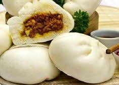 Daun pisang, potong bulat/kertas bakpao. Resep Bakpao Ayam Jamur Resep Sarapan Manis Resep Makanan Cina