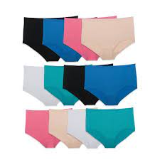 Check spelling or type a new query. Fruit Of The Loom Fruit Of The Loom Women S Assorted Microfiber Brief Underwear 12 Pack Walmart Com Walmart Com