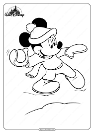 Is your child crazy about coloring? Printable Mickey Mouse Play Snowball Coloring Page Mickey Mouse Coloring Pages Mickey Coloring Pages Mickey Mouse Drawings
