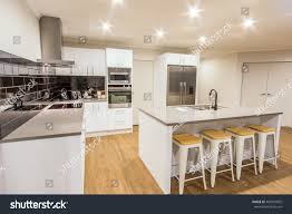 stunning white modern kitchen stone